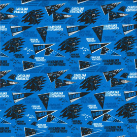 Carolina Panthers NFL Football Retro Cotton Fabric NFL-70317-DK