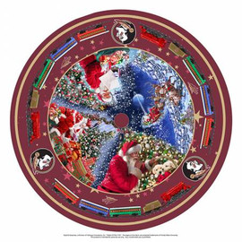 Official Licensed Florida State University Seminoles Christmas Tree Skirt FSU1147