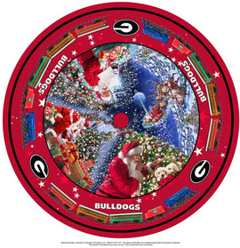Official Licensed University of Georgia Bulldogs Christmas Tree Skirt GA1147