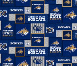 Montana State Fleece Fabric-Sold by the Yard