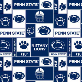 PENN STATE UNIVERSITY-COLLEGE-UNIVERSITY-LOGO-PRINTED-FLEECE-NO SEW FLEECE BLANKET-FABRIC-03 PENN STATE UNIVERSITY-COLLEGE-UNIVERSITY-LOGO-PRINTED-FLEECE-NO SEW FLEECE BLANKET-FABRIC-03