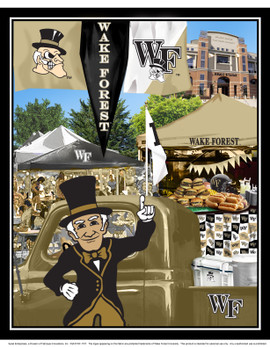 WAKE FOREST TAILGATE PANEL