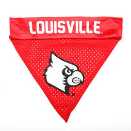 Louisville Cardinals Reflective Football Pet Collar