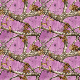 RealTree Cotton Fabric by Sykel-Realtree Edge Colors Pink RealTree Cotton Fabric by Sykel-Realtree Edge Colors Pink