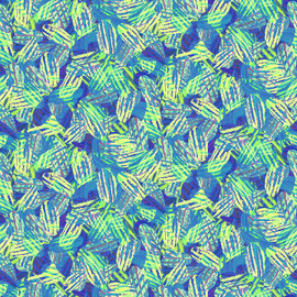 Tropical Punch Cotton Fabric Collection by Sykel-Tropical Leaves Blue Tones Tropical Punch Cotton Fabric Collection by Sykel-Tropical Leaves Blue Tones