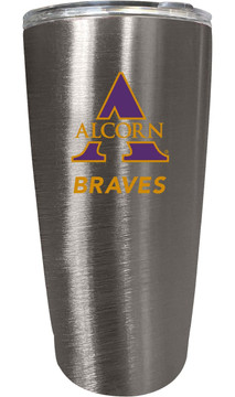 Collegiate Custom Personalized Alcorn State Braves, 24 oz Insulated  Stainless Steel Tumbler with Engraved Name (White) - College Fabric Store