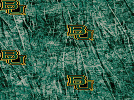 Baylor University Bears Cotton Fabric with Tie Dye Print Baylor University Bears Cotton Fabric with Tie Dye Print