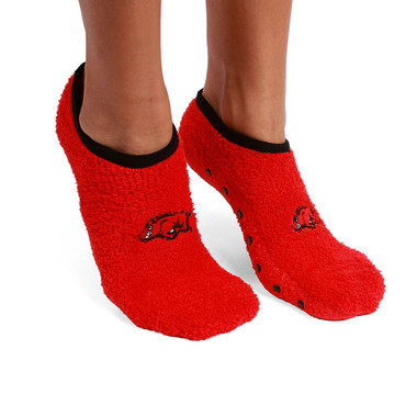 Louisville Cardinals NCAA Unisex Slipper Socks with No Slip Grip | by College Fabric Store