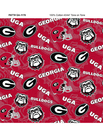 University of South Carolina Gamecocks Cotton Fabric Tone on Tone