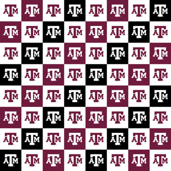 Texas A&m Cotton Fabric By Sykel-Texas A & M Aggies Mascot Heather