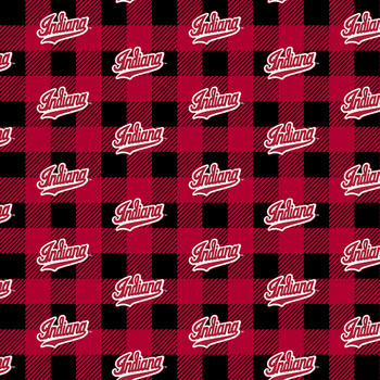 University of Louisville Cardinals Buffalo Plaid Fleece Fabric Remnants