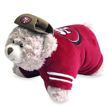 Dog Hoodie - SF 49ers Sports Fleece Fabric