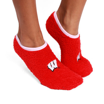 Louisville Cardinals NCAA Unisex Slipper Socks with No Slip Grip | by College Fabric Store