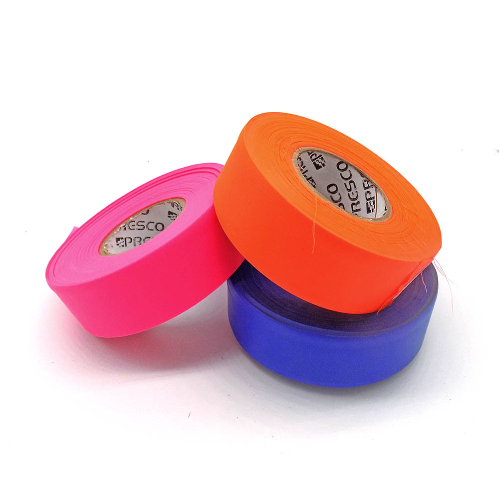Presco PresGlo Texas Roll Flagging Tape: Nastro Segnaletico Non Adesivo Verde Neon, 50 Iarde