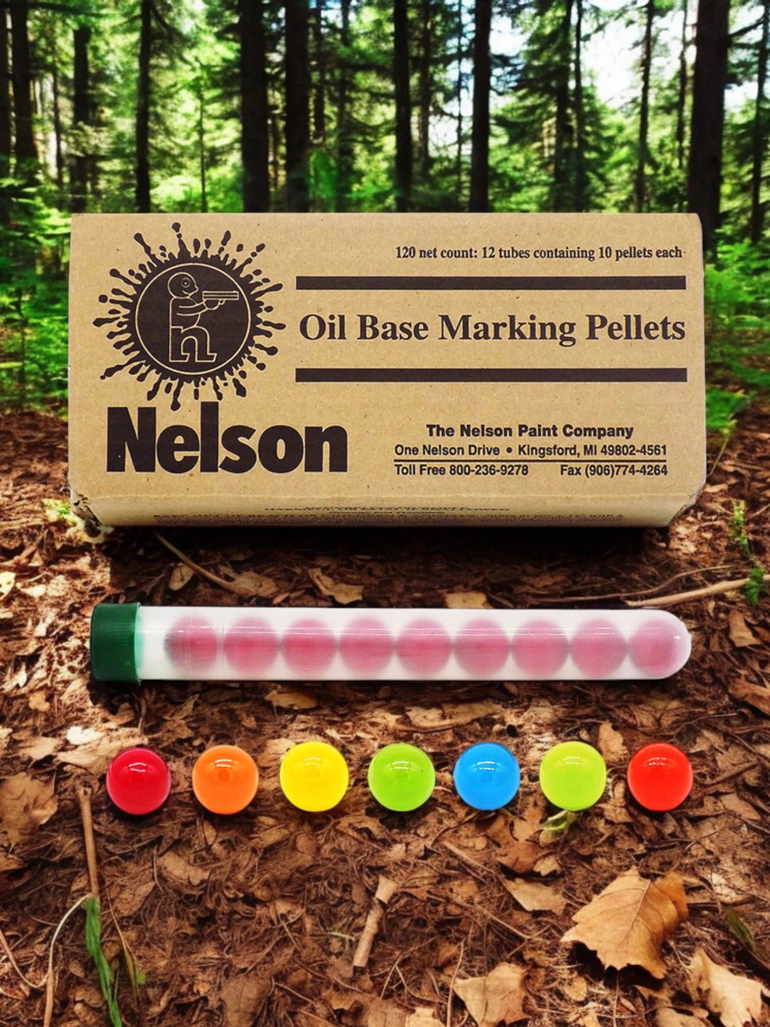 Nelson Pellet-Mark Oil-Base Marking Pellets 120 Ct. Box - The Nelson ...