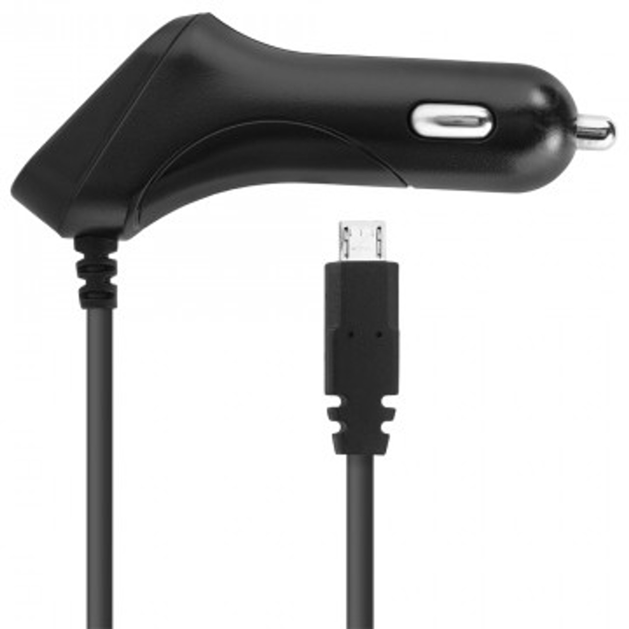 micro usb car charger with usb port