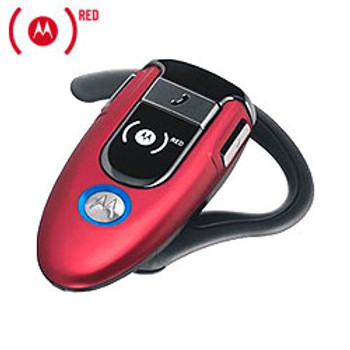 Motorola H500 Limited Edition Red Bluetooth Headset