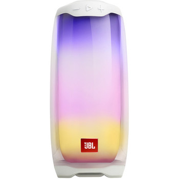 JBL Pulse 4 Portable Bluetooth Speaker (White)