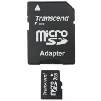 Transcend 2GB microSD Memory Card with SD Adapter