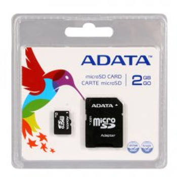 Adata 2GB microSD Memory Card with SD Adapter