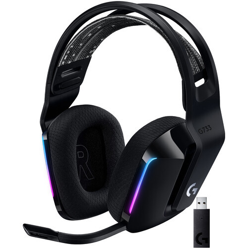Refurbished Logitech G G733 LIGHTSPEED Wireless RGB Gaming Headset (Black)