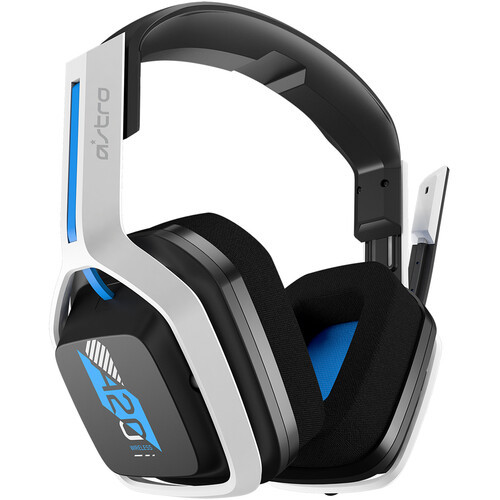 Refurbished ASTRO Gaming A20 Wireless Gaming Headset Gen 2 PlayStation 4 & 5 (Black/White/Blue)