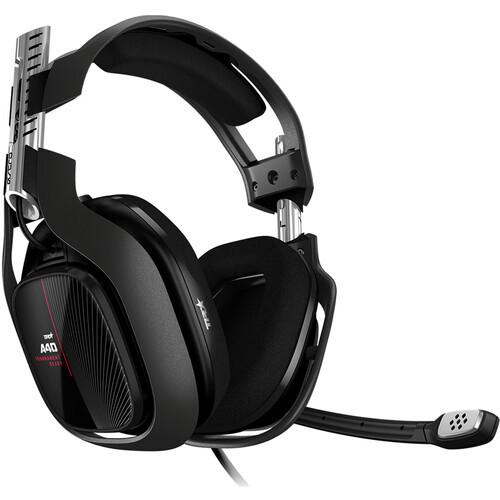 Refurbished ASTRO Gaming A40 TR Gaming Headset (Black & Red)