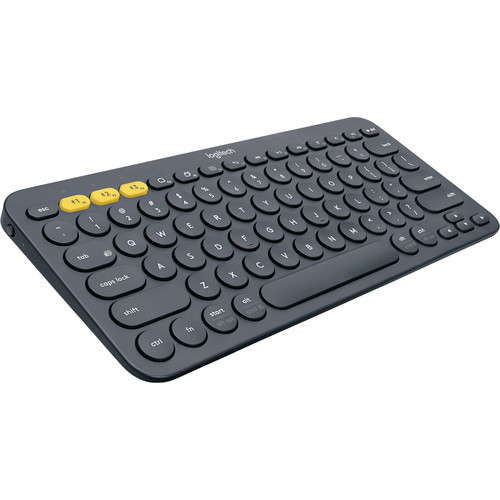 Refurbished Logitech K380 Multi-Device Bluetooth Keyboard (Dark Gray)