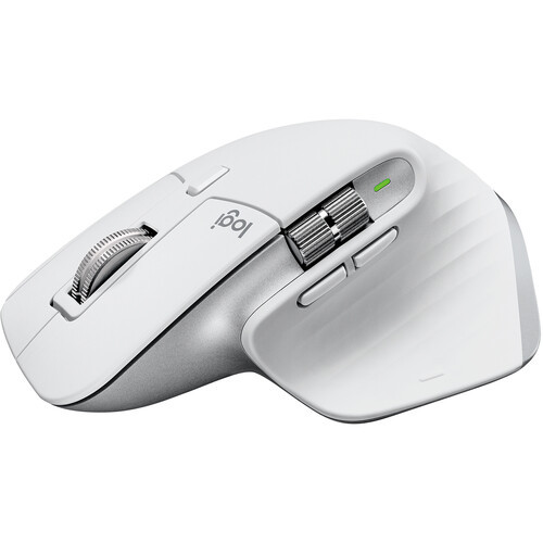 Refurbished Logitech MX Master 3S for Mac Wireless Mouse (Pale Gray)