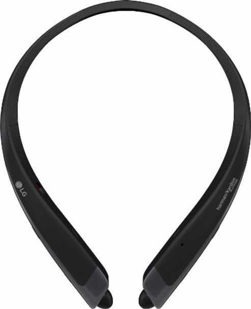 LG - TONE Platinum HBS‑1100 Wireless In-Ear Behind-the-Neck Headphones - Black