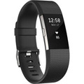 Fitbit Charge 2 Heart Rate + Fitness Tracker Wristband, Small, Black/Silver