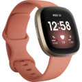 Fitbit Versa 3 GPS Smartwatch (Pink Clay / Soft Gold Aluminum)