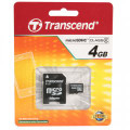 Transcend 4GB microSDHC High Capacity Memory Card