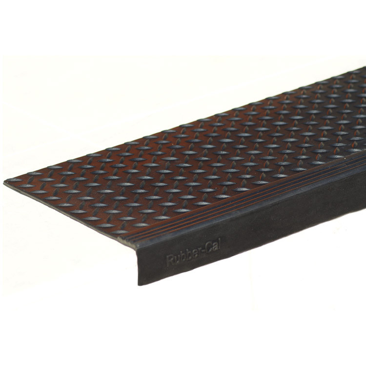 “DiamondPlate Commercial” Rubber Stair Treads (6 Packs)