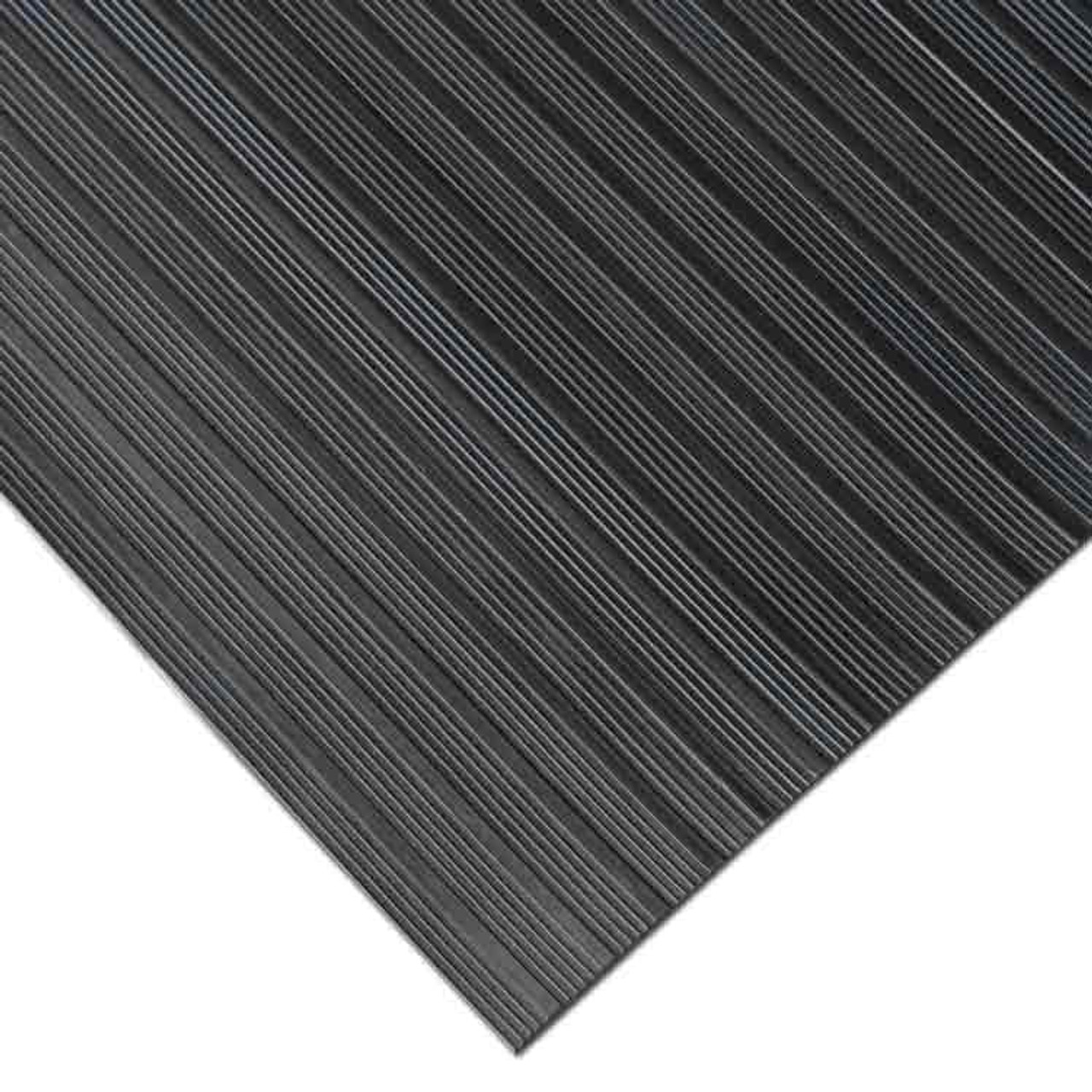 Tuff-Trac Corrugated Rubber Runner Mat - 1/8 x 48 x 10' - Durable Rubber  Floor Mat, Corrugated Top, Anti-Slip Floor Covering, Rubber Mat for Homes