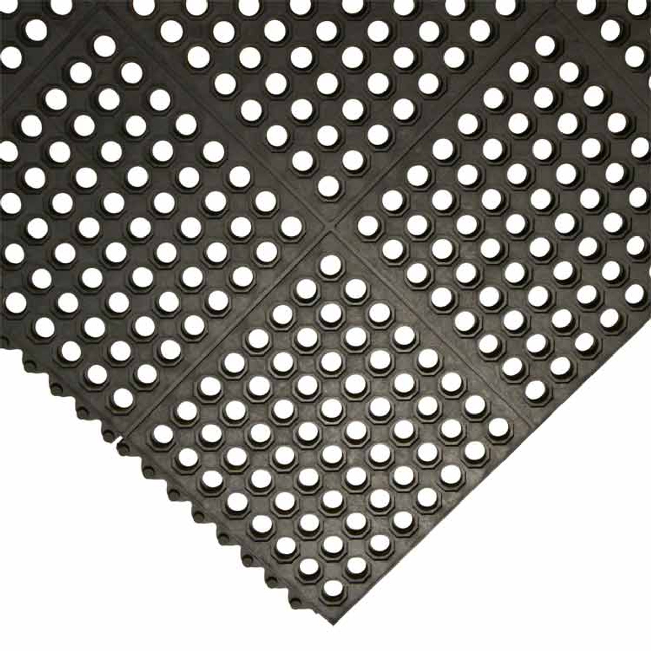 A Rubber Drainage Mat Offers Three Degrees of Slip-Resistant Safety!