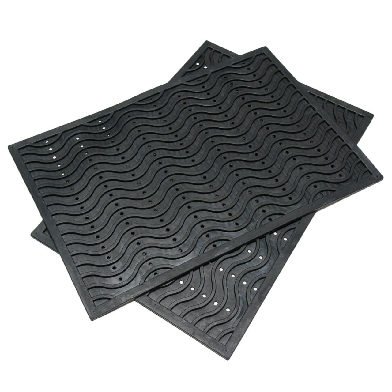 Dura-Scraper Wave” Rubber Door Mat