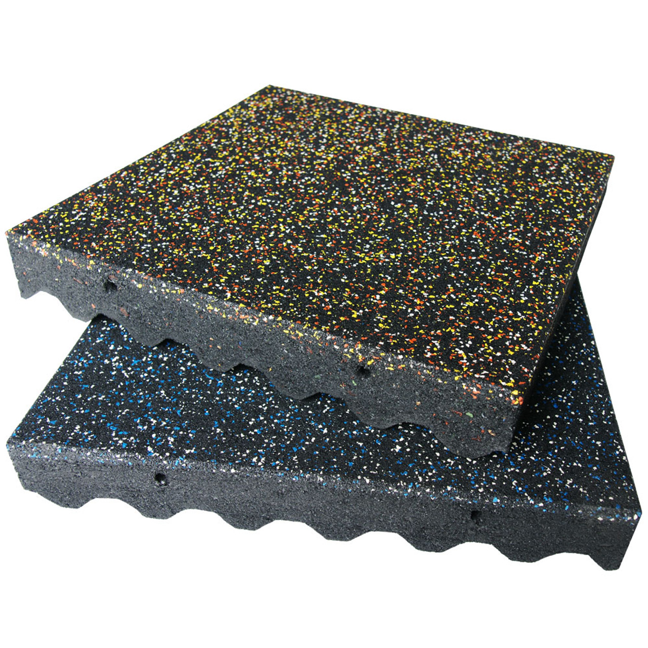 Rubber Cal Recycled Floor Mat Black 3/8-Inch x 4 x 3-Feet