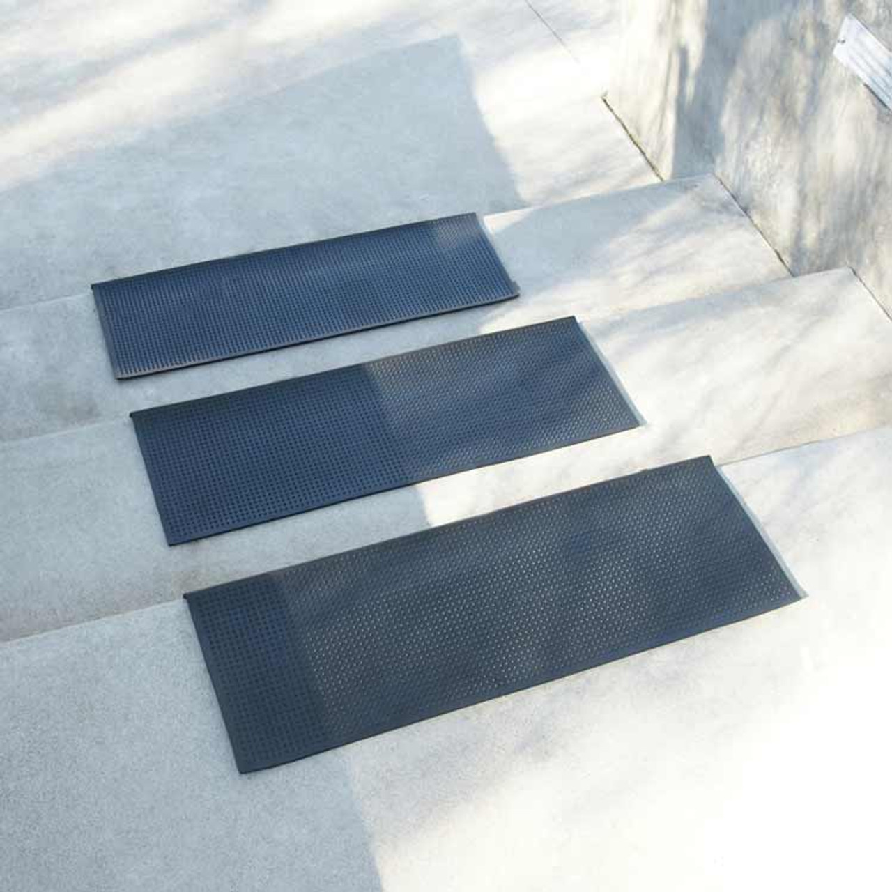 Block-Grip Rubber Stair Mats - (6 pack)