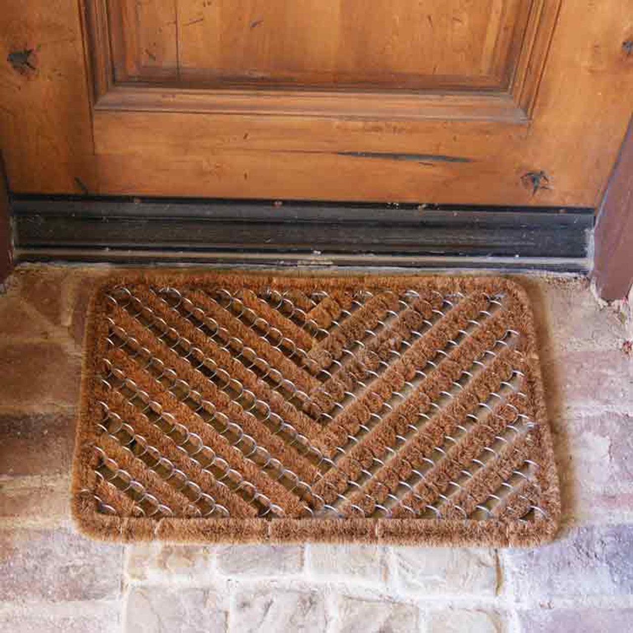 Herringbone Coir Door Mat
