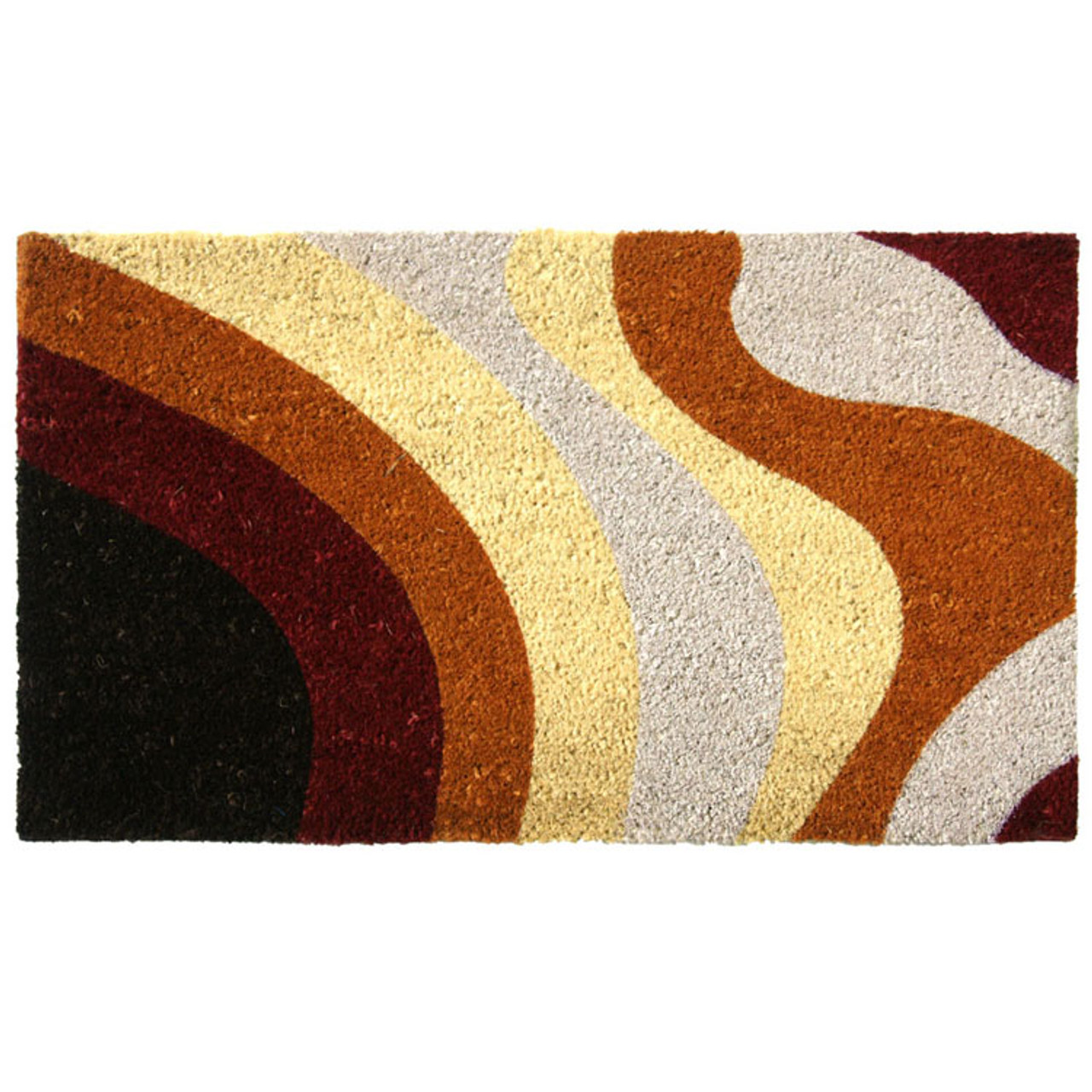 Brown Streaks Modern Door Mats