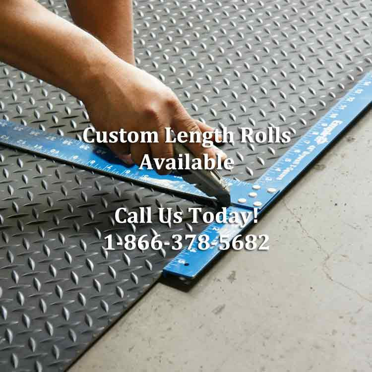 "Diamond Plate" Roll Rubber Matting
