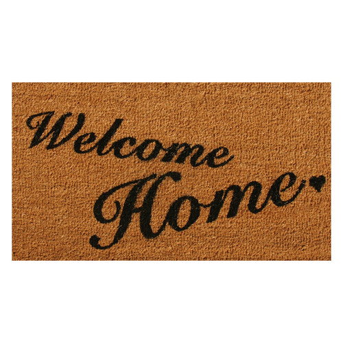 overhead view of "Simple and Loving" - Welcome Home Doormat