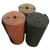 Standing rolls of black, red, and brown Safe-Grip Matting