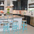 Kitchen with center island and Terra-Flex Interlocking Flooring Tiles