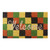overhead view of "The Colors of Autumn" - Checkerboard Fall Welcome Mat