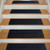 Black Block-grip mats on steps