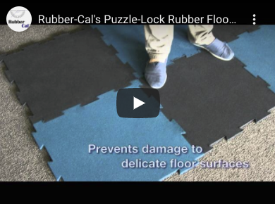 Person Standing on blue and black puzzle tile floor