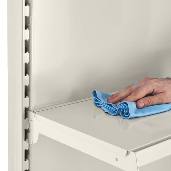 Jura White Shelf for Retail Shelving Units (No Brackets) - Choice