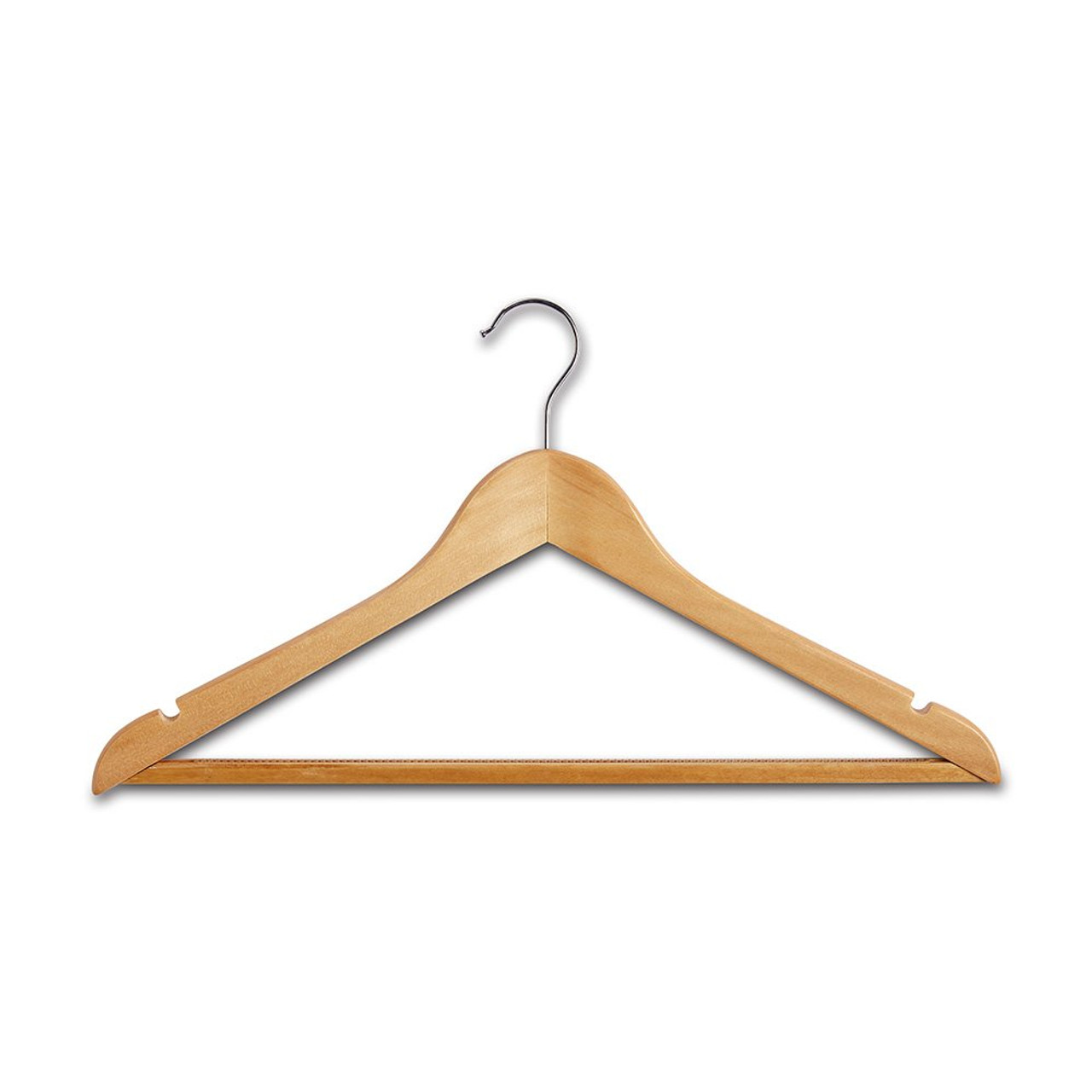 Amber Home White Wooden Pants Skirts Hangers 24 Pack, Solid Wood Trousers  Bottom Hanger with 2-Adjustable Clips, Clips Hangers for Slacks, Jeans,  Shorts (White, 24 Pack) | Bigbigmart.com